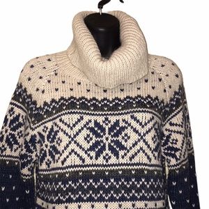GANDER MOUNTAIN Guide Series Chunky Knit TURTLENECK Sweater~S~